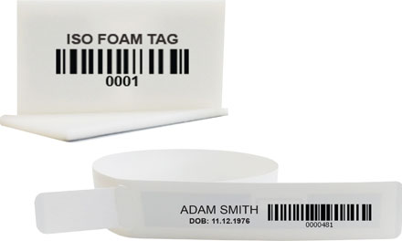 RFID Wristband and Foam Tag